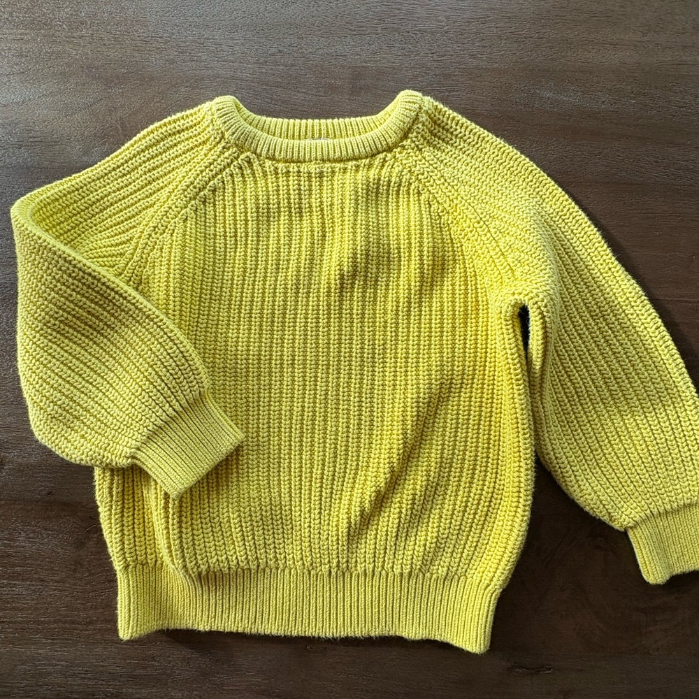 Yellow kids Sweater